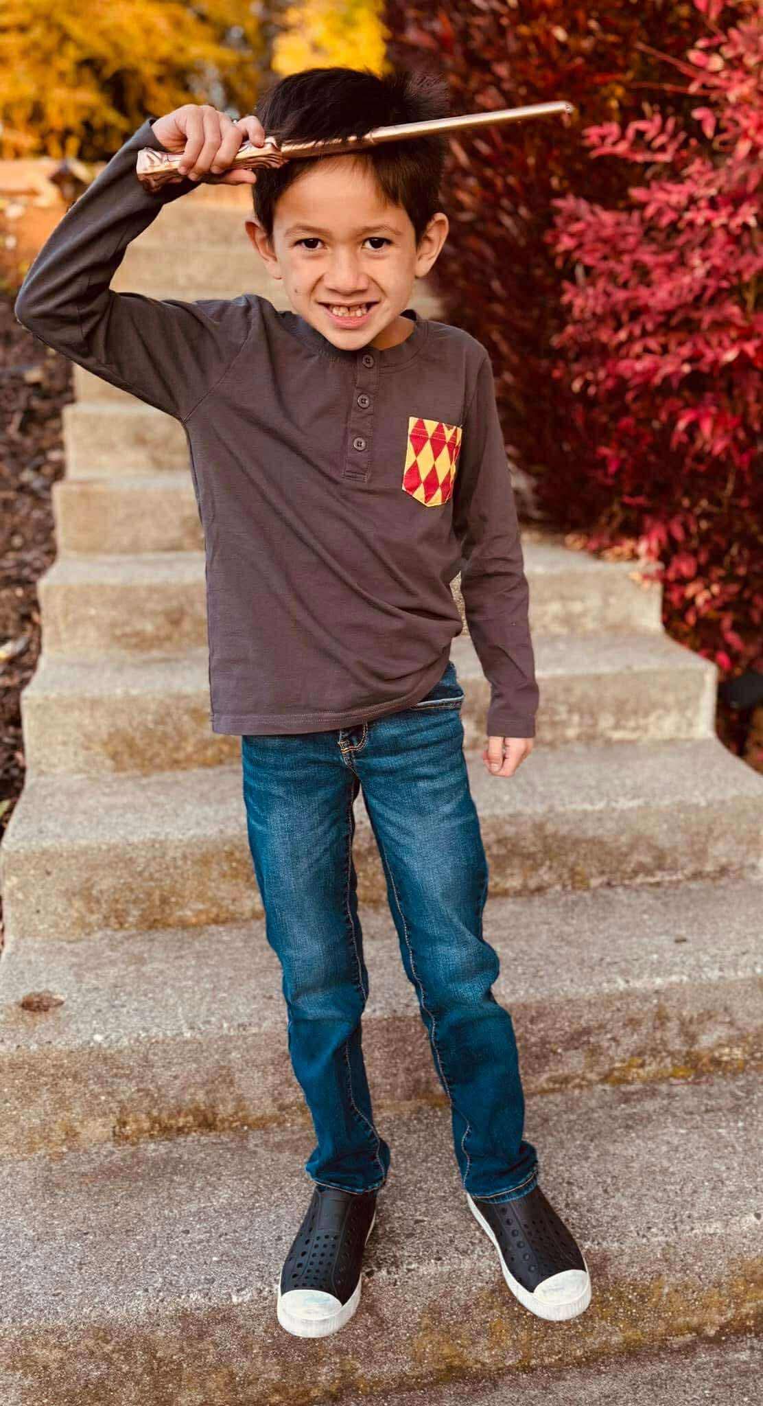 Bravery Button up Henley Long Sleeve Tee