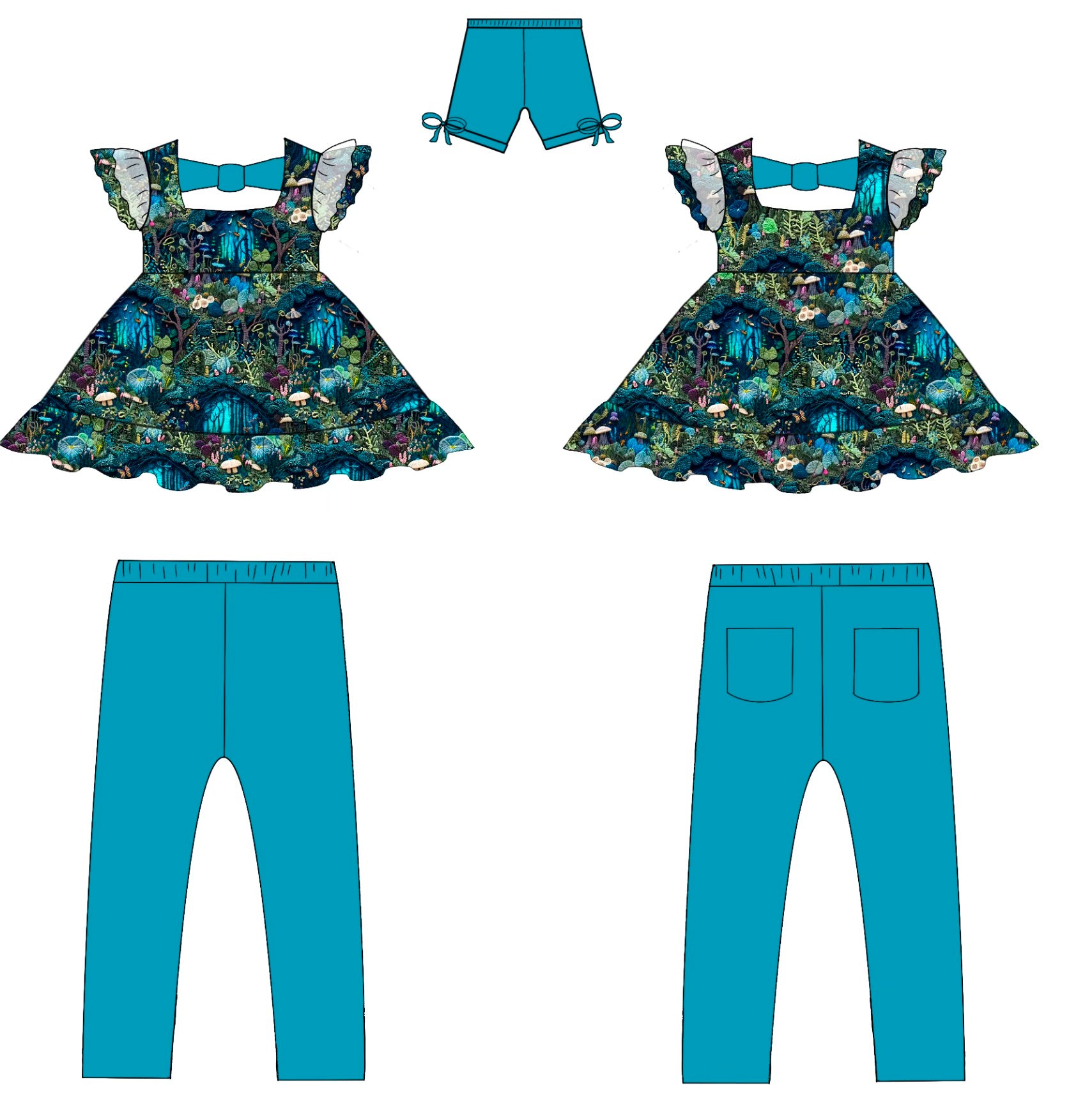 Mushroom Forest Peplum