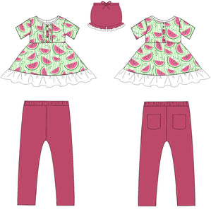 Watermelon Peplum