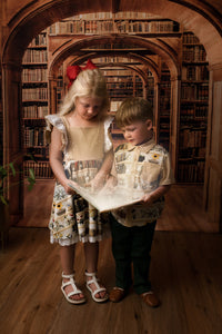 Belle’s Library Button Up