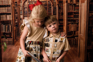 Belle’s Library Button Up
