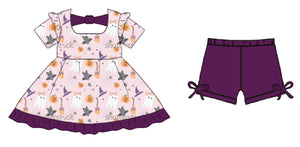 Bewitched Peplum Set Short Sleeves