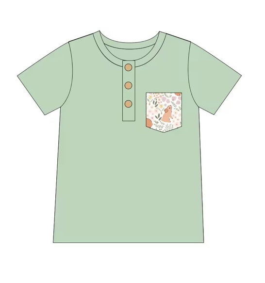 Cinnamon’s Garden Henley Tee