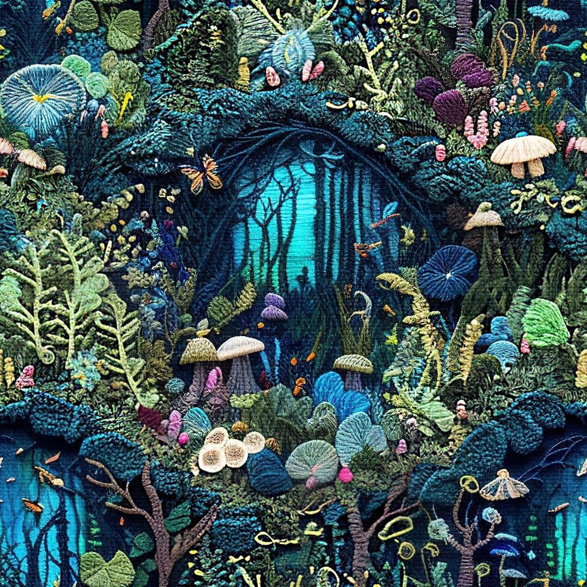 Mushroom Forest Peplum