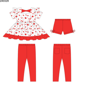 Oh, Canada Peplum Set