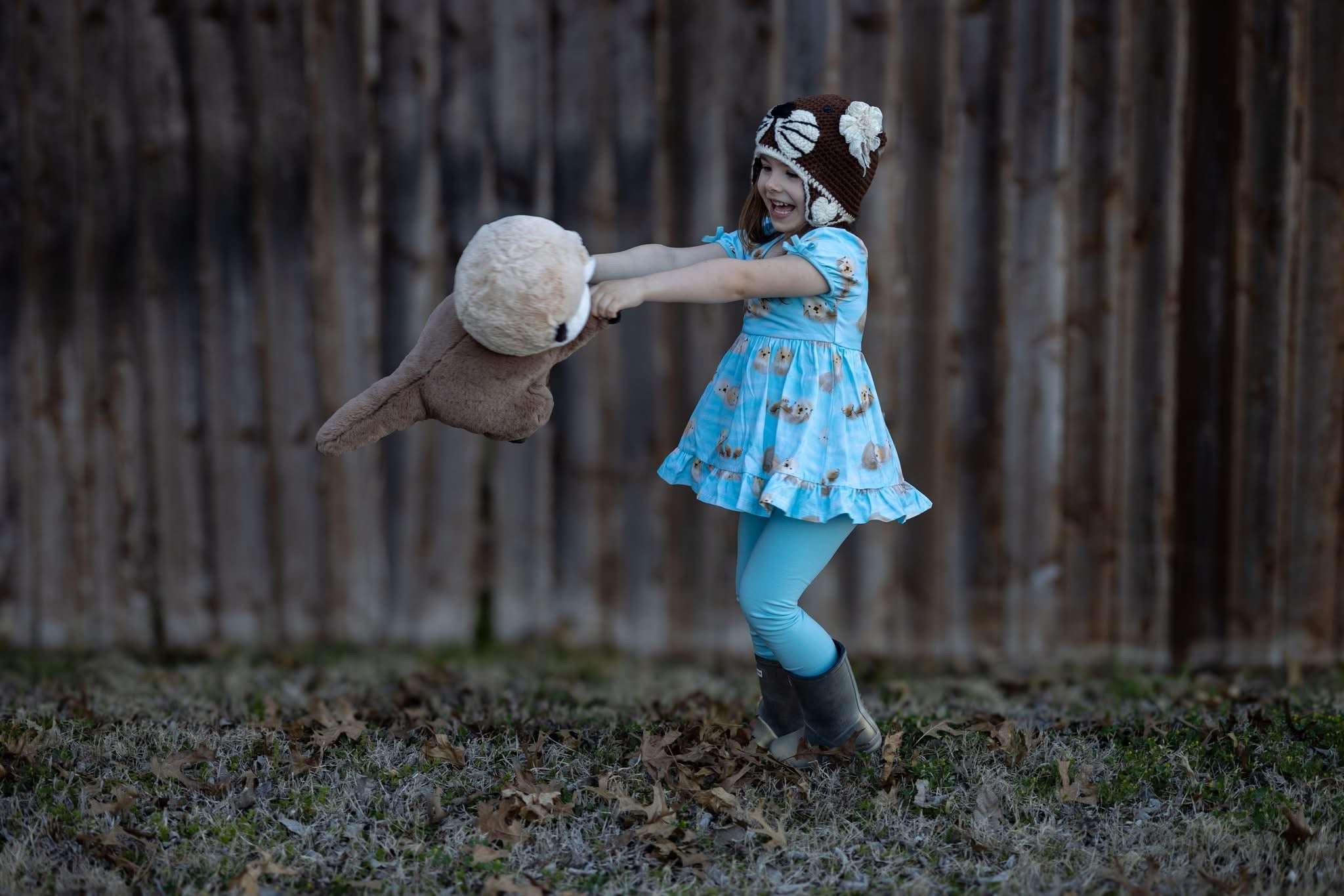 Otterly Adorable Peplum Set