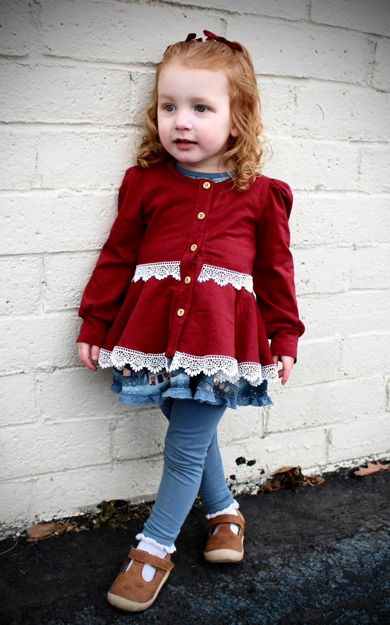 Maroon Cardigan