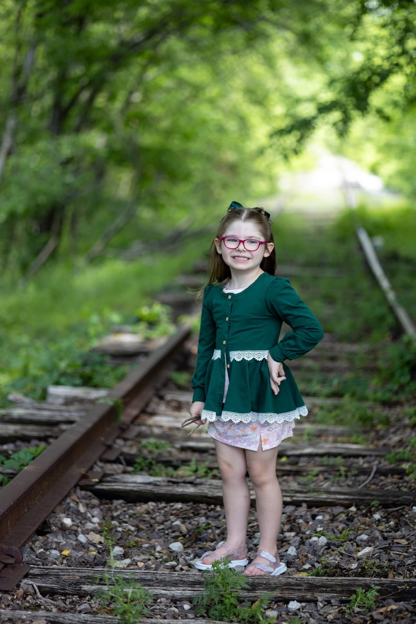 Forest Green Cardigan