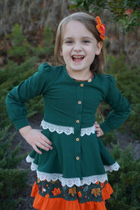 Forest Green Cardigan