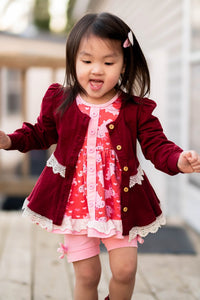 Maroon Cardigan