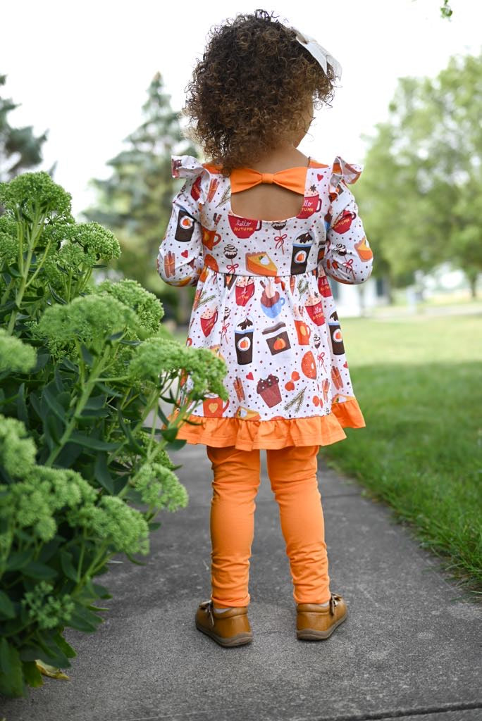 Pumpkin Spice Peplum Long Sleeve