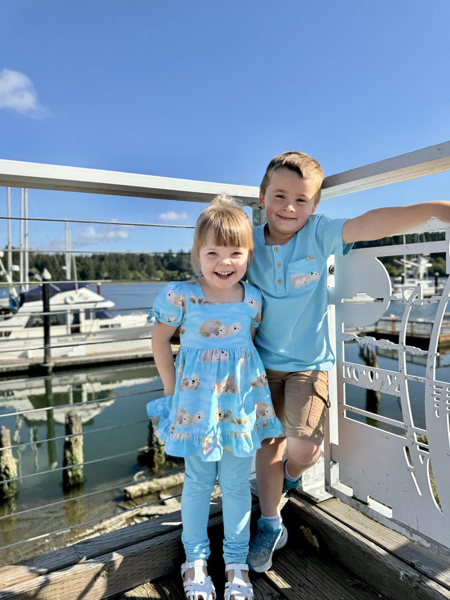 Otterly Adorable Peplum Set